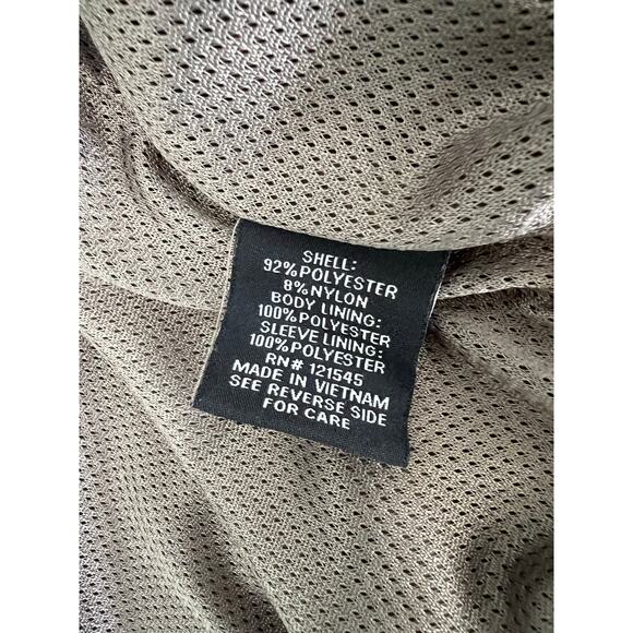 London Fog Men’s Brown Lightweight Jacket Size Large Zip Up Pockets - Picture 9 of 12